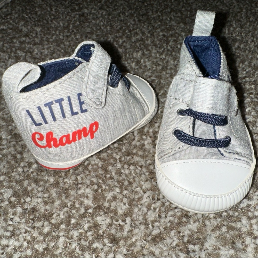 Newborn Baby Shoes - “Little Champ”